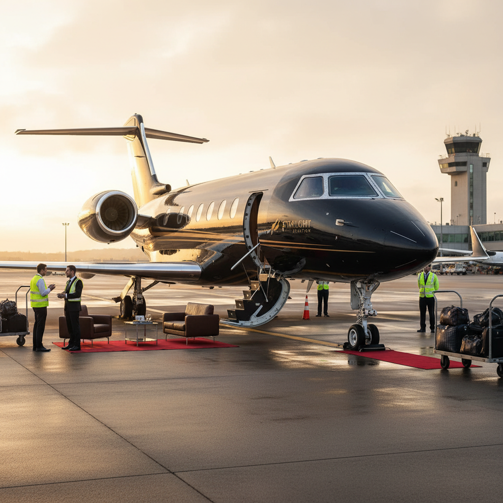  Özel jet ile seyahat eden bir iş insanı, uçuş sırasında dizüstü bilgisayarında çalışıyor